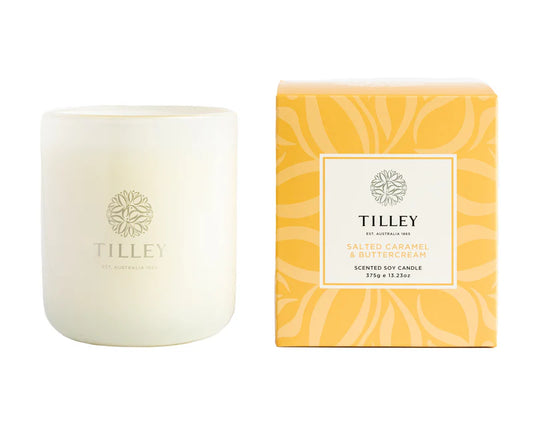 Tilley | Candle 375gm | Salted Caramel & Buttercream