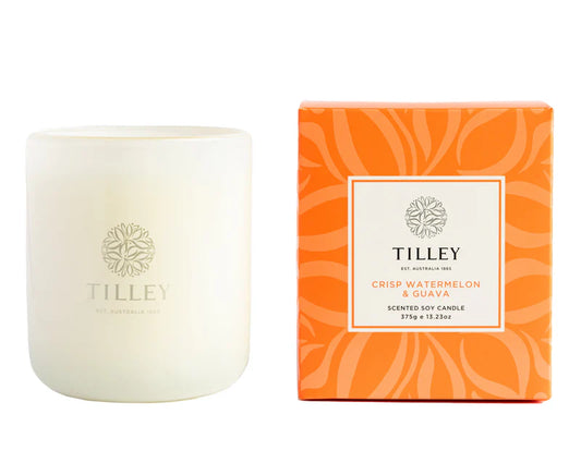 Tilley | Candle 375gm | Crisp Watermelon & Guava