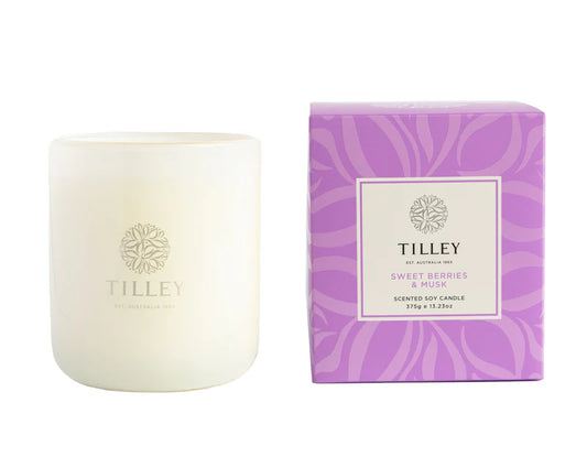 Tilley | Candle 375gm | Sweet Berries & Musk