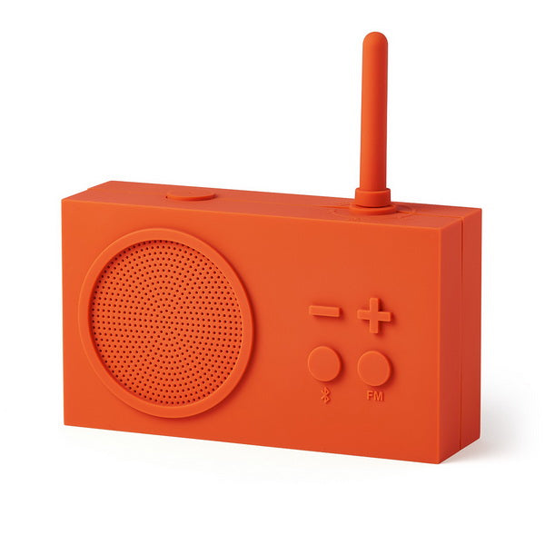 Lexon | Tykho | FM radio – 3W Bluetooth® Speaker | Orange