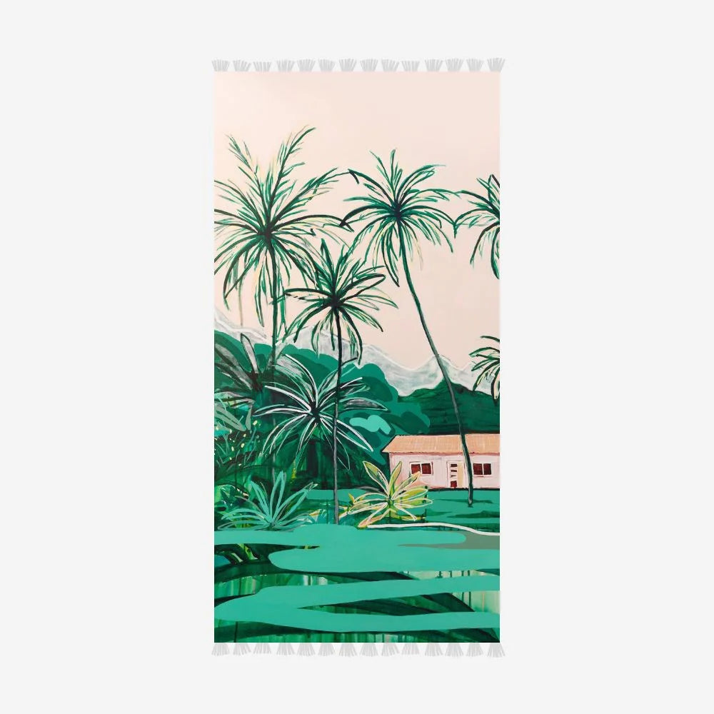 One Hour North | Beach Towel | Island Treasure