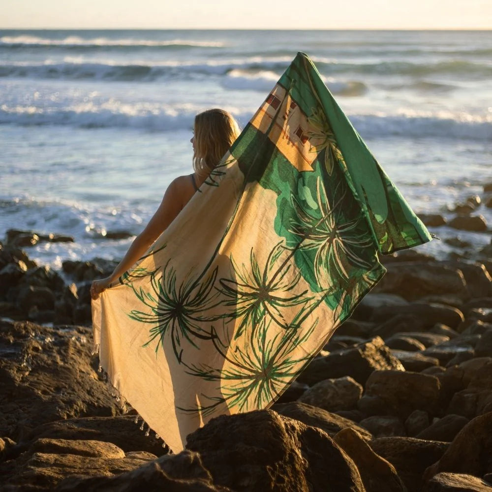 One Hour North | Beach Towel | Island Treasure