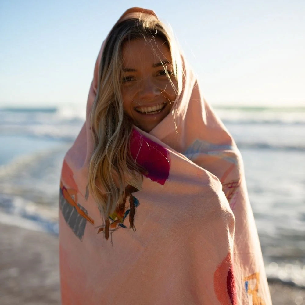 One Hour North | Beach Towel | August Awakening