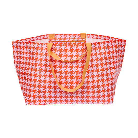 Project Ten | Oversized Tote | Houndstooth