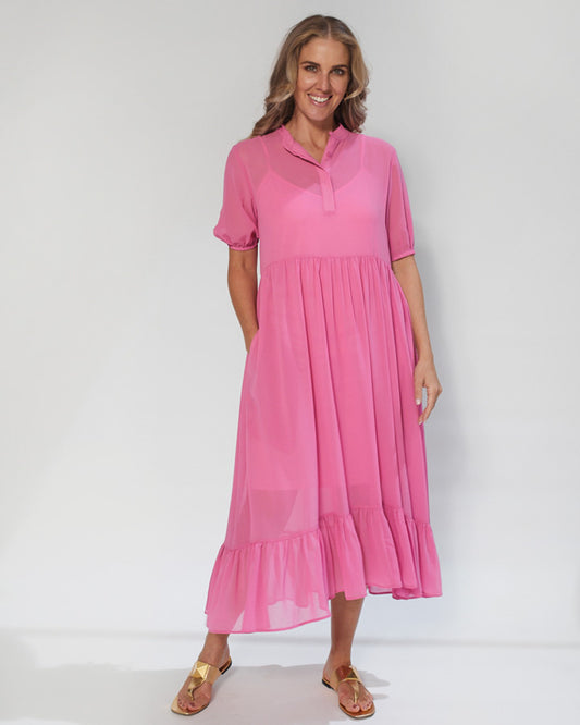 Stella + Gemma | Calypso Dress | Punch Pink