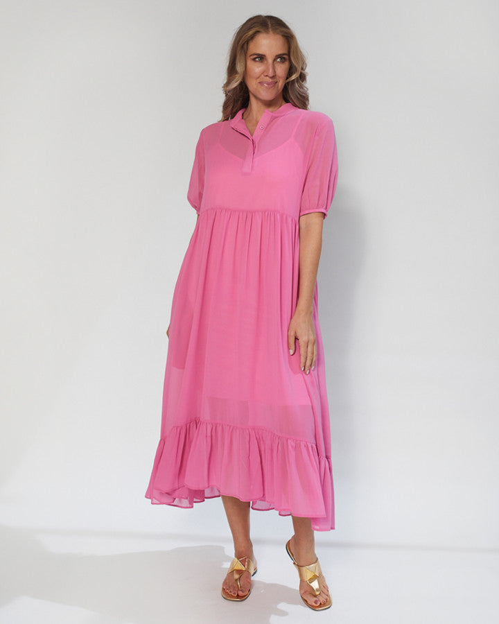 Stella + Gemma | Calypso Dress | Punch Pink