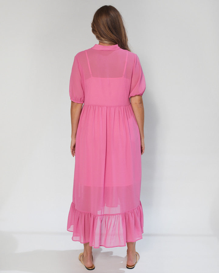 Stella + Gemma | Calypso Dress | Punch Pink