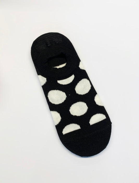 Stella + Gemma | Socks | Black with White Dots