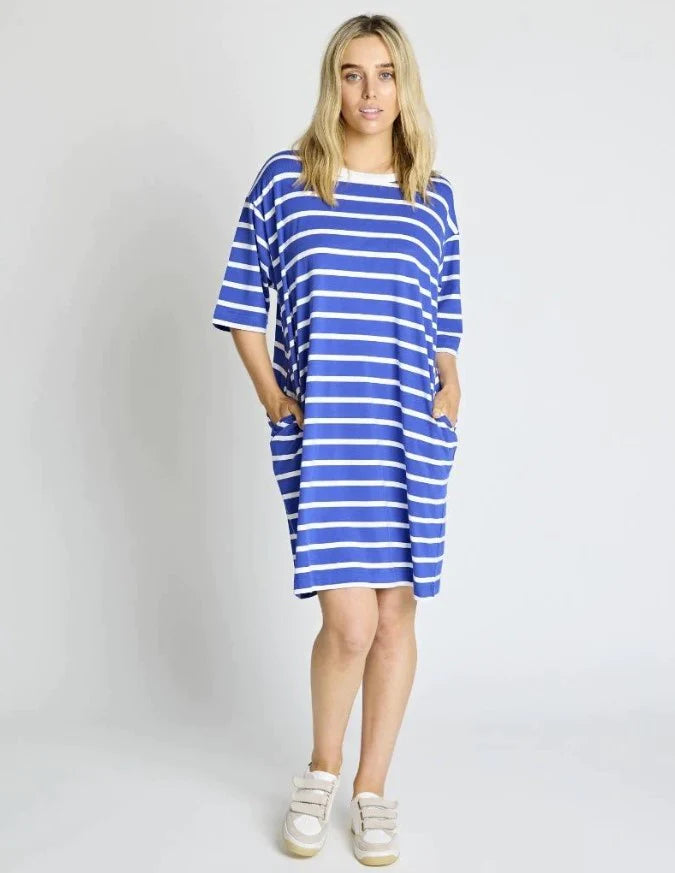 Stella + Gemma | Britt Dress | Colbolt & White | Stripe Dress | Summer ...